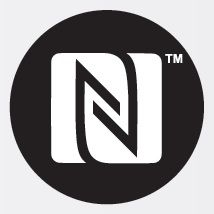 N-Mark černý NFC štítek