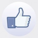 NFC štítek Facebook like