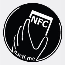 Načti.mě Touch černý NFC štítek