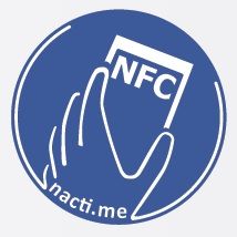 Načti.mě Touch modrý NFC štítek