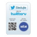 NFC štítek Twitter stránka