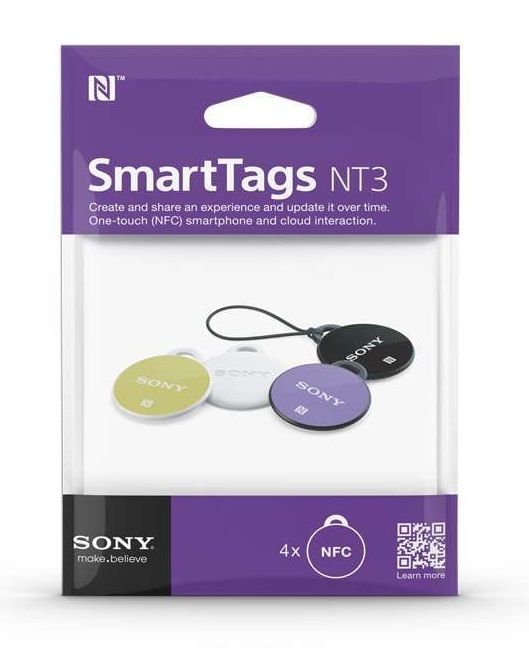 NFC přívěsky Xperia SmartTags NT3