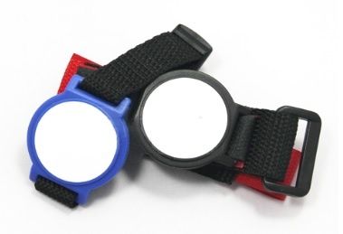 Textilní NFC náramek Ultralight zapínací červený